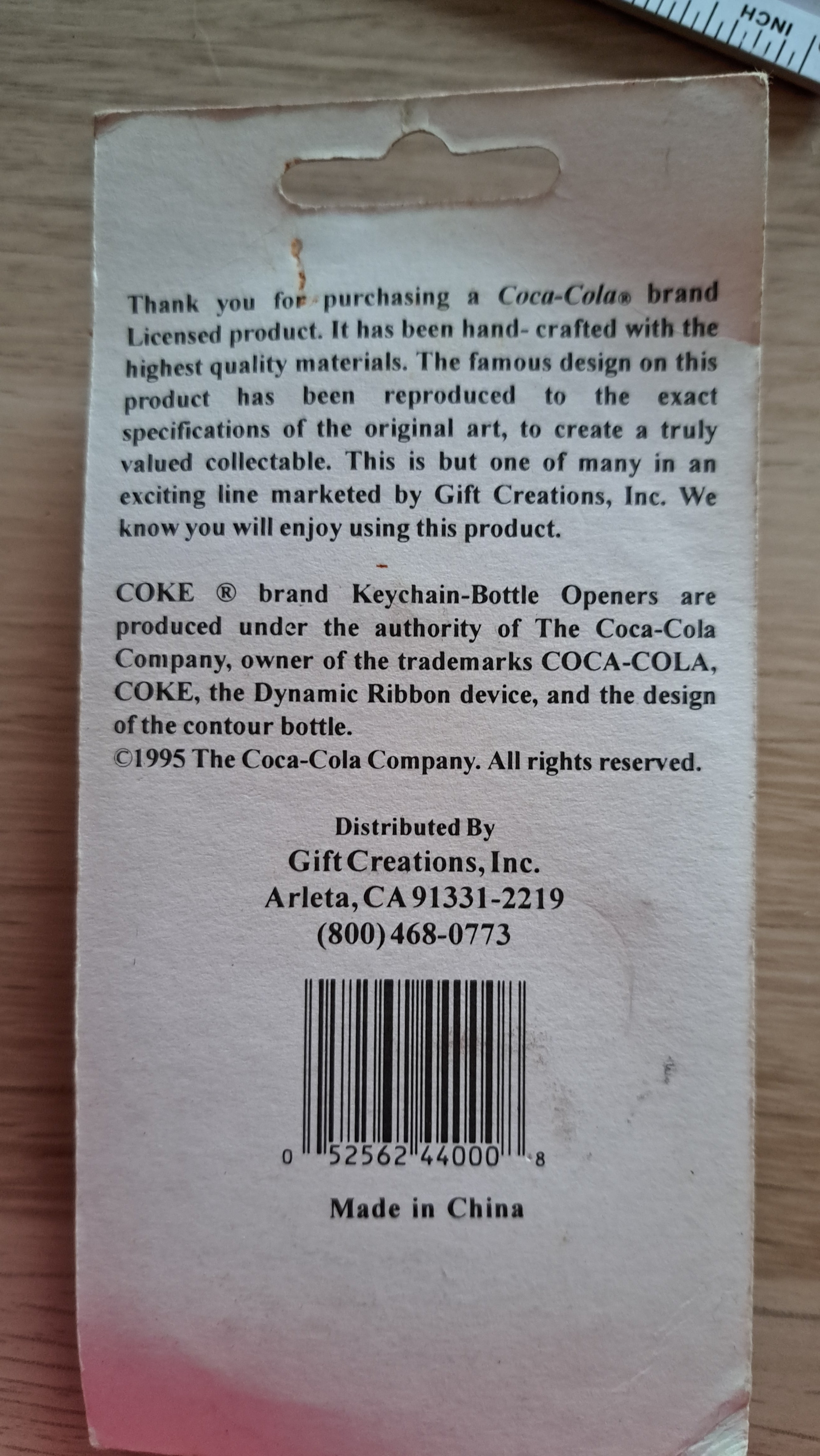 Portachiavi coca cola vintage