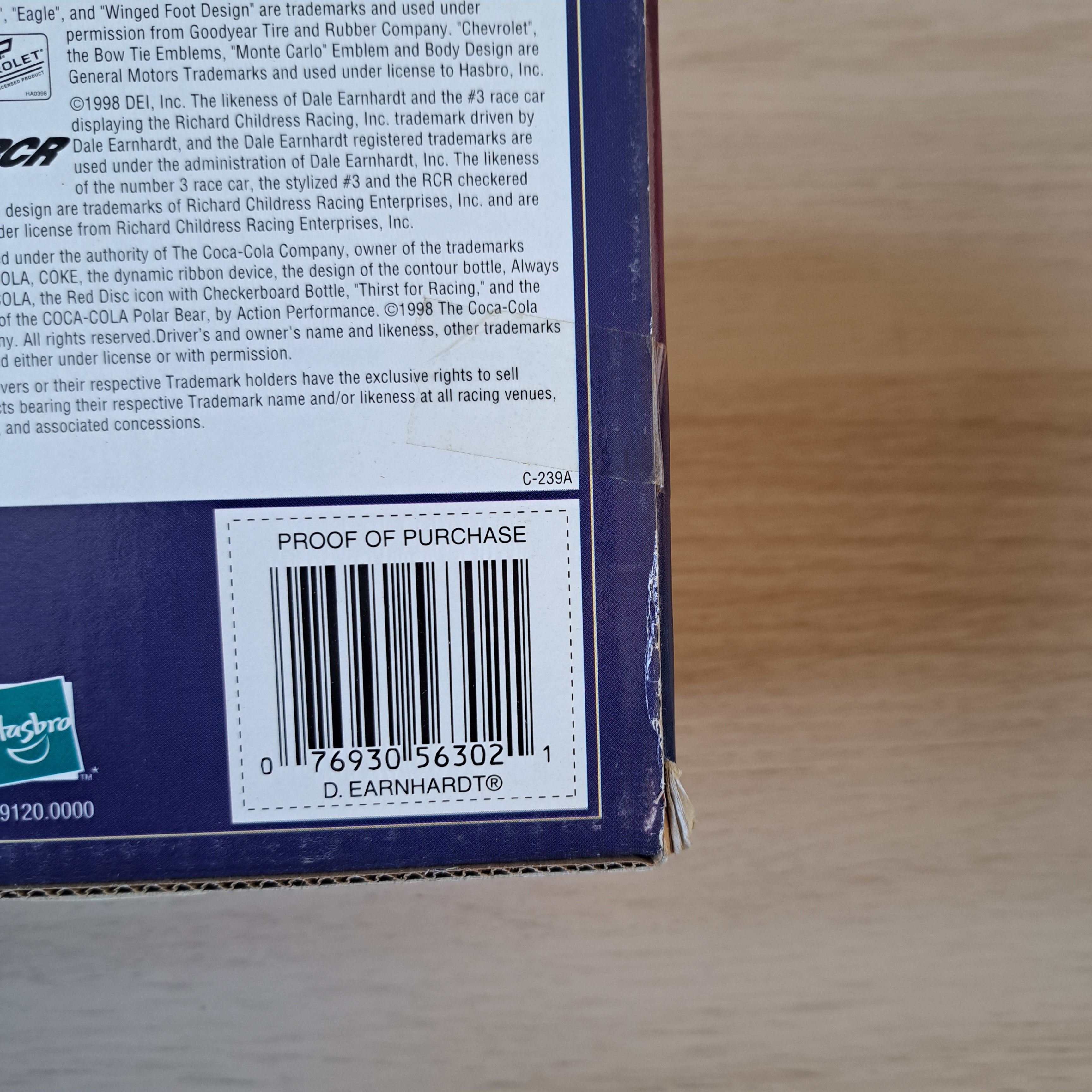 Modellino coca cola Dale Earnhardt