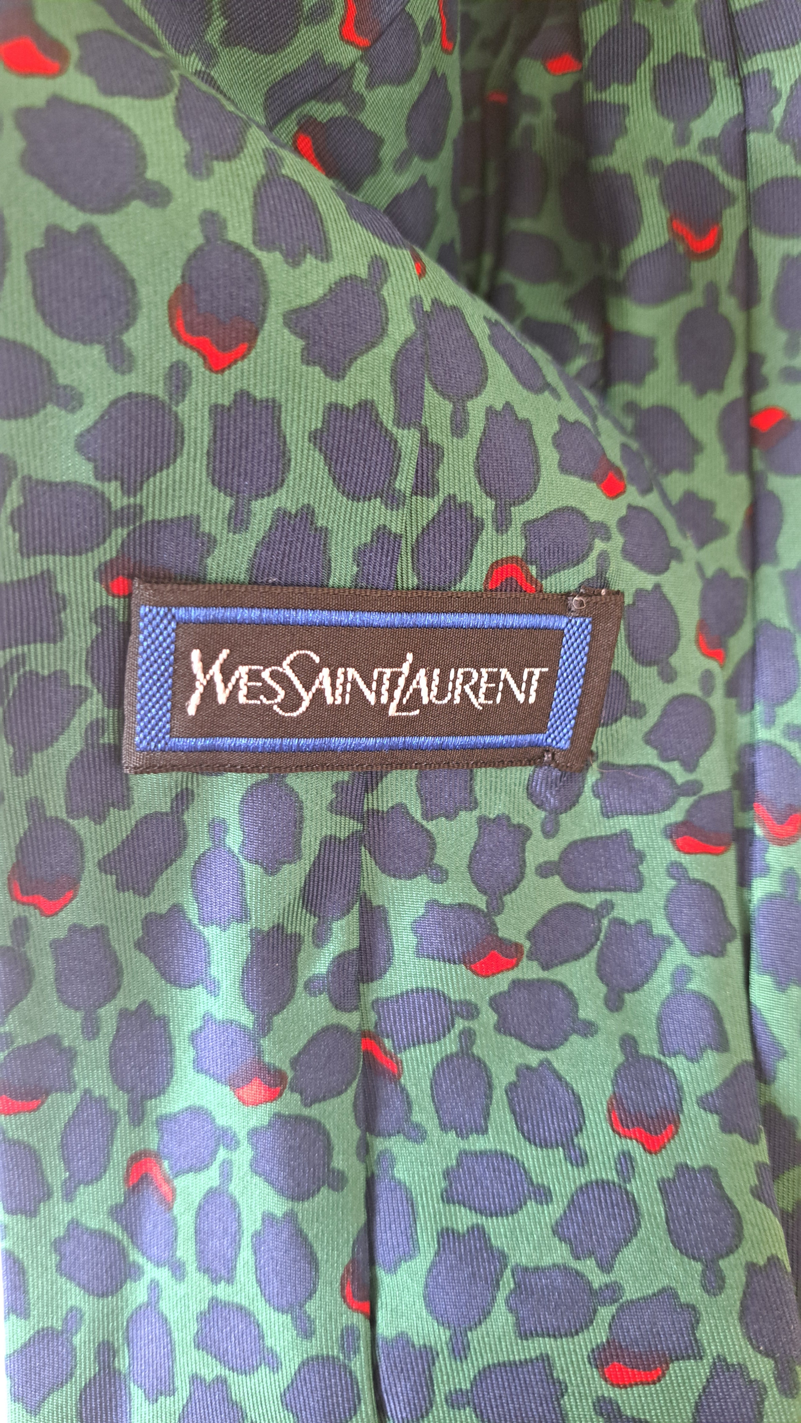 Cravatta anni 90 Yves Saint Laurent