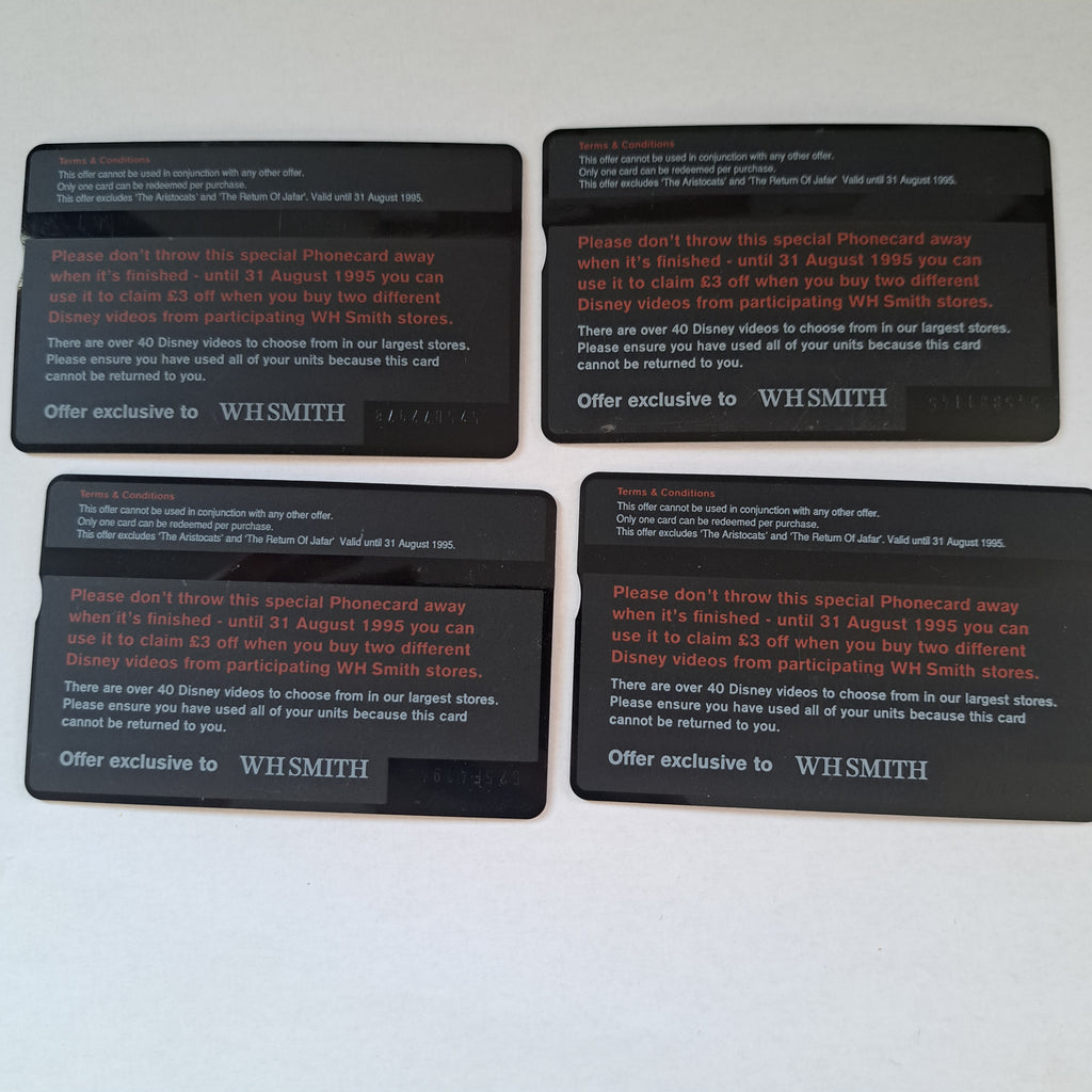 Lotto tessere telefoniche disney