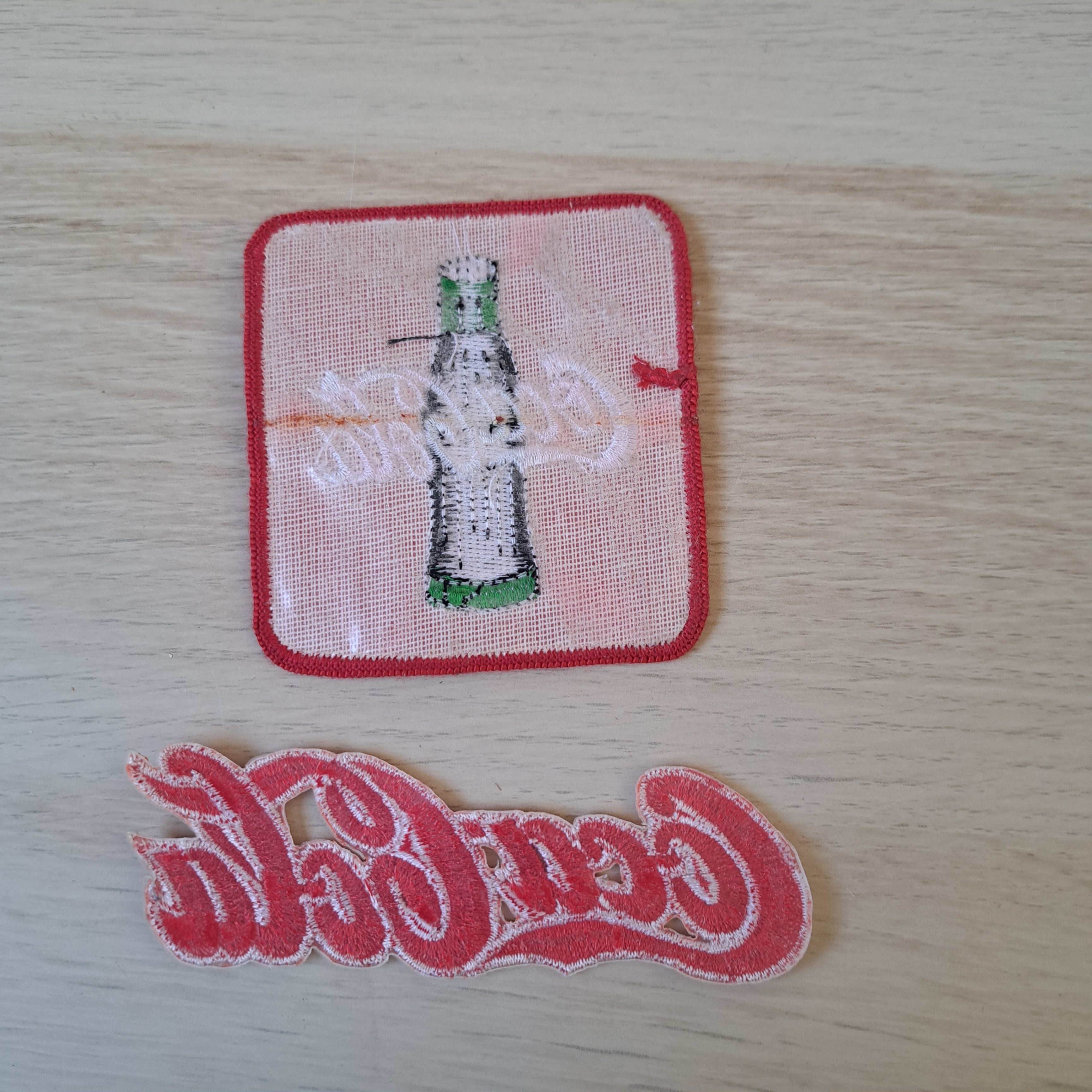 Lotto due toppe coca cola vintage