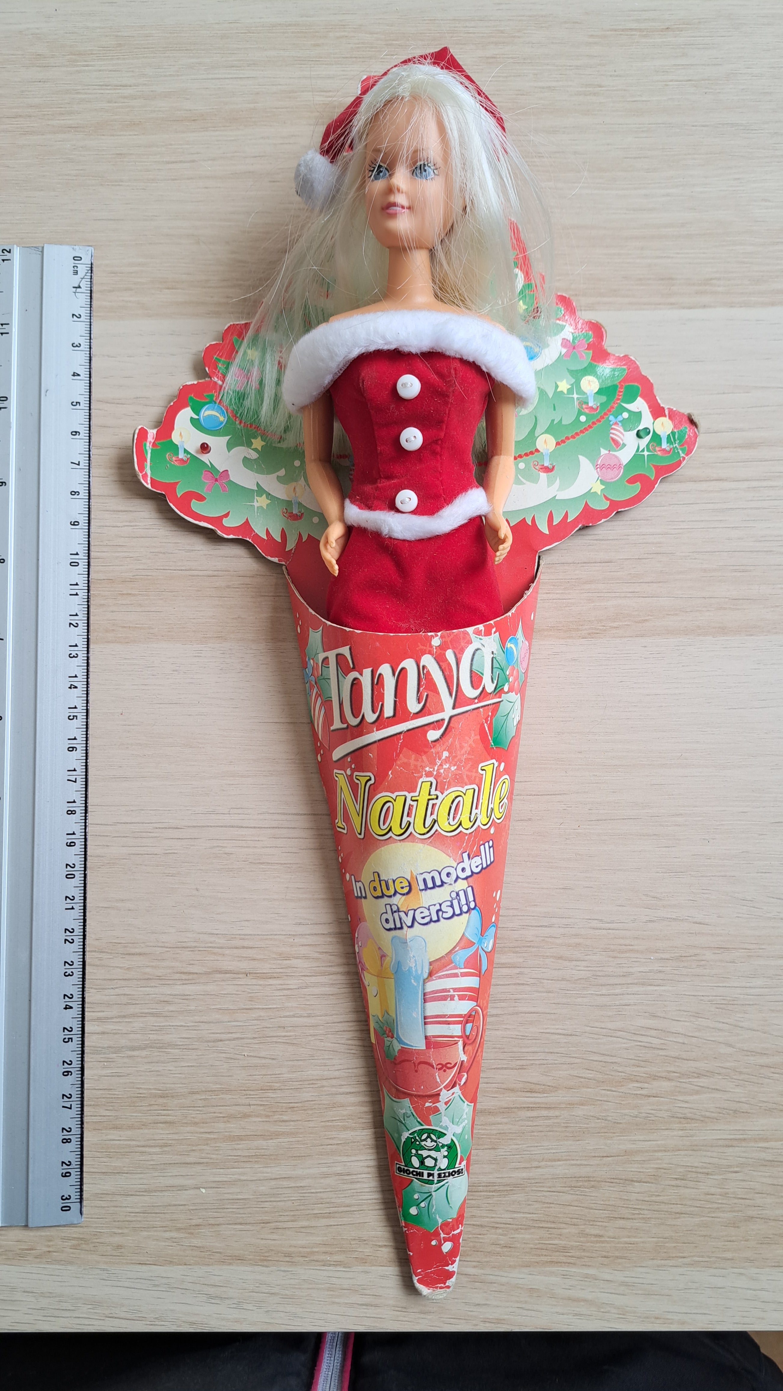 Bambola Tanya Natale vintage