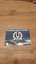 Adesivo vintage Pioneer high power