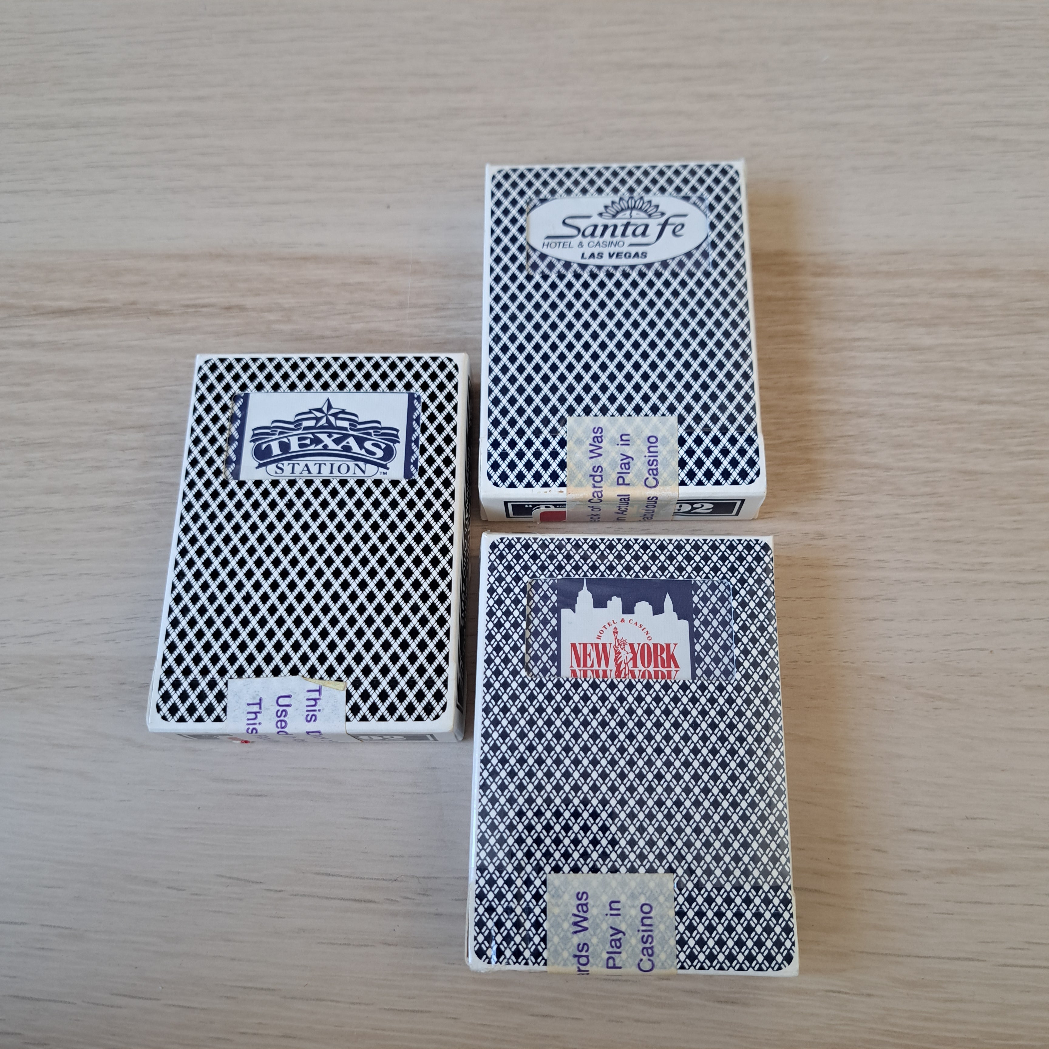 3 mazzi di carte da gioco americane Casino